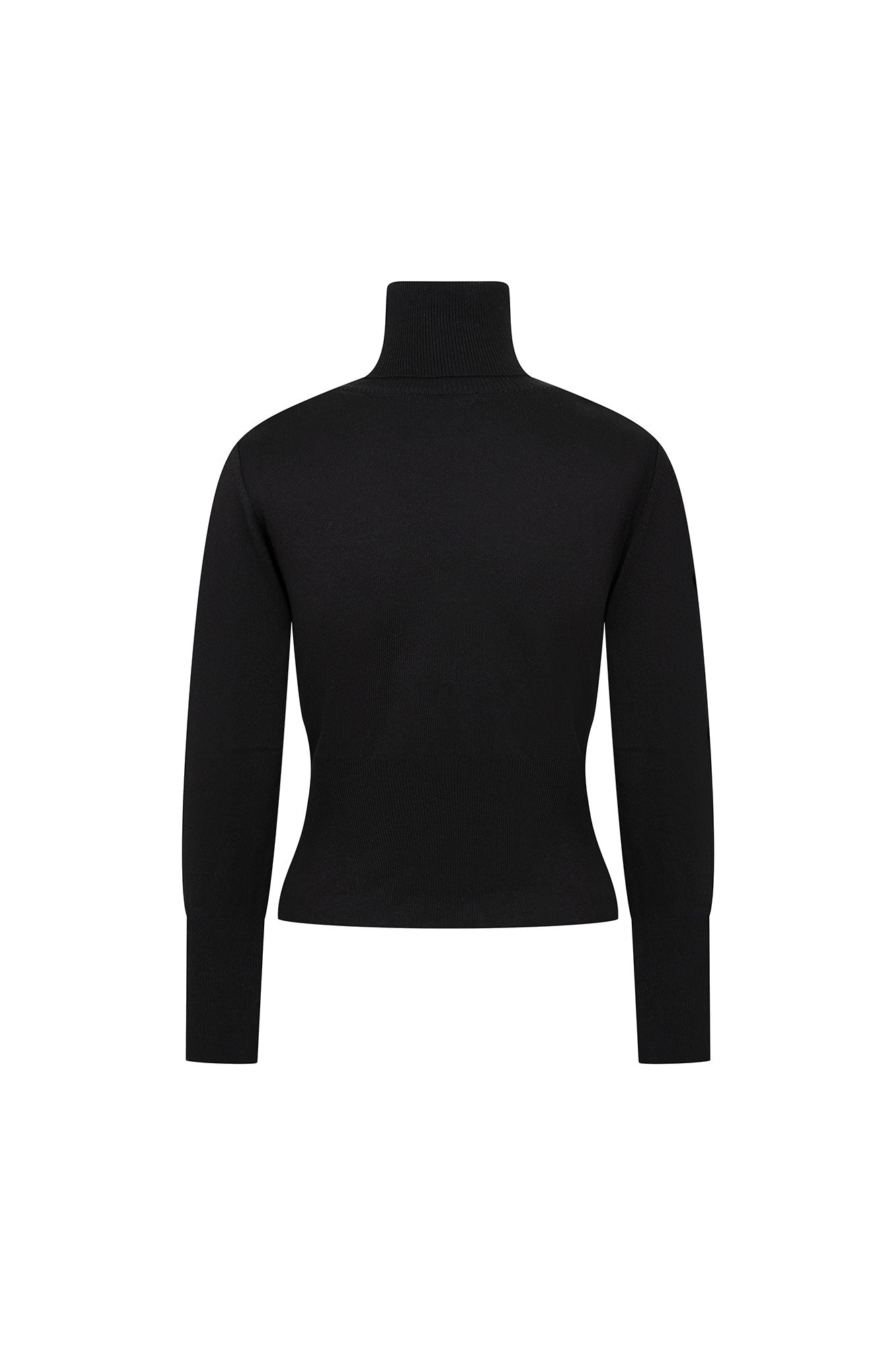 BUZO CUELLO ALTO JARDÍN NEGRO