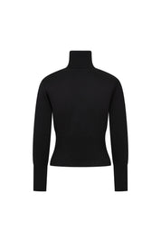 BUZO CUELLO ALTO JARDÍN NEGRO