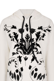 BUZO HOODIE ARABESCO NÁCAR