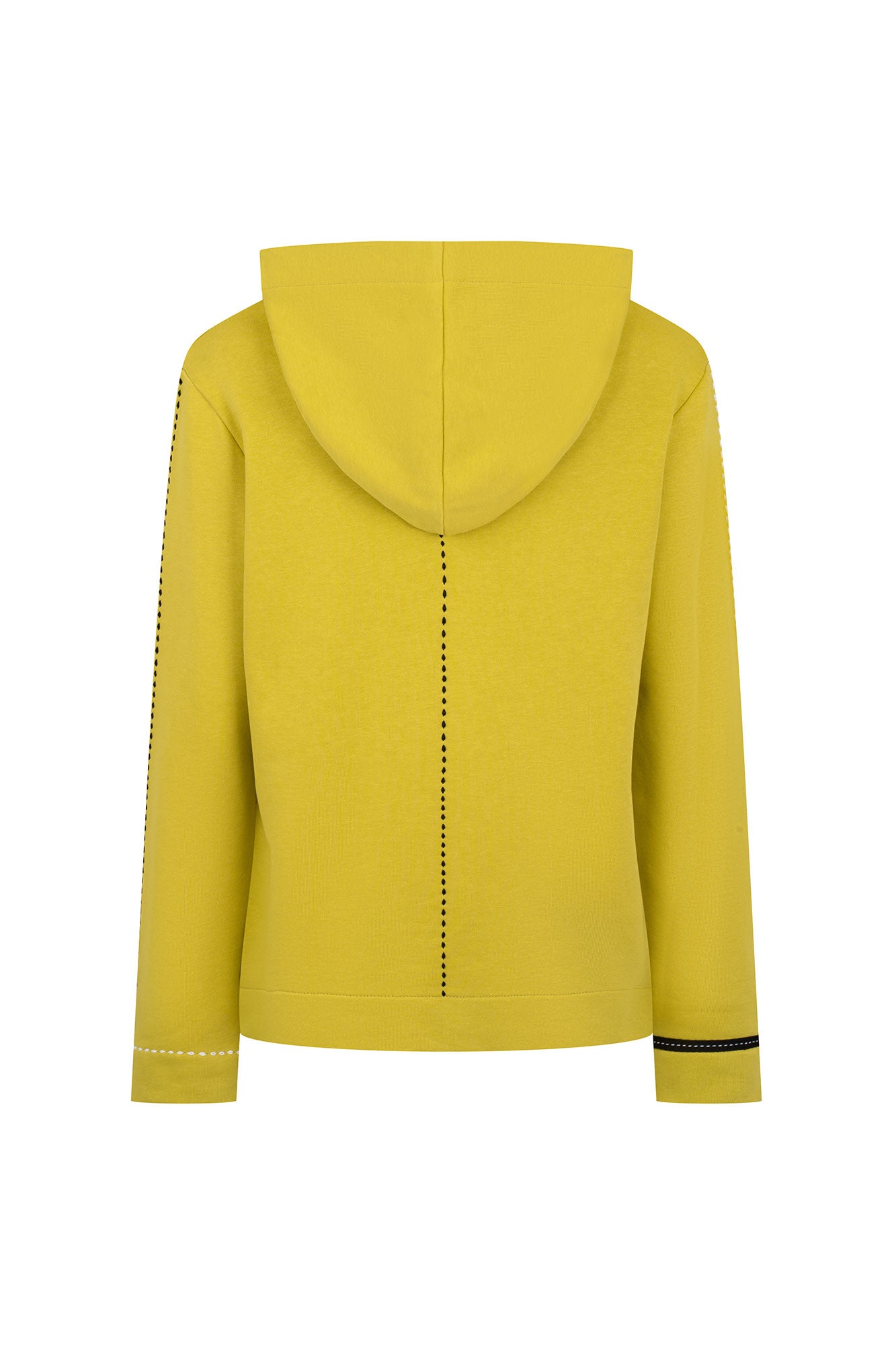 BUZO HOODIE CINTA PESPUNTE PISTACHO
