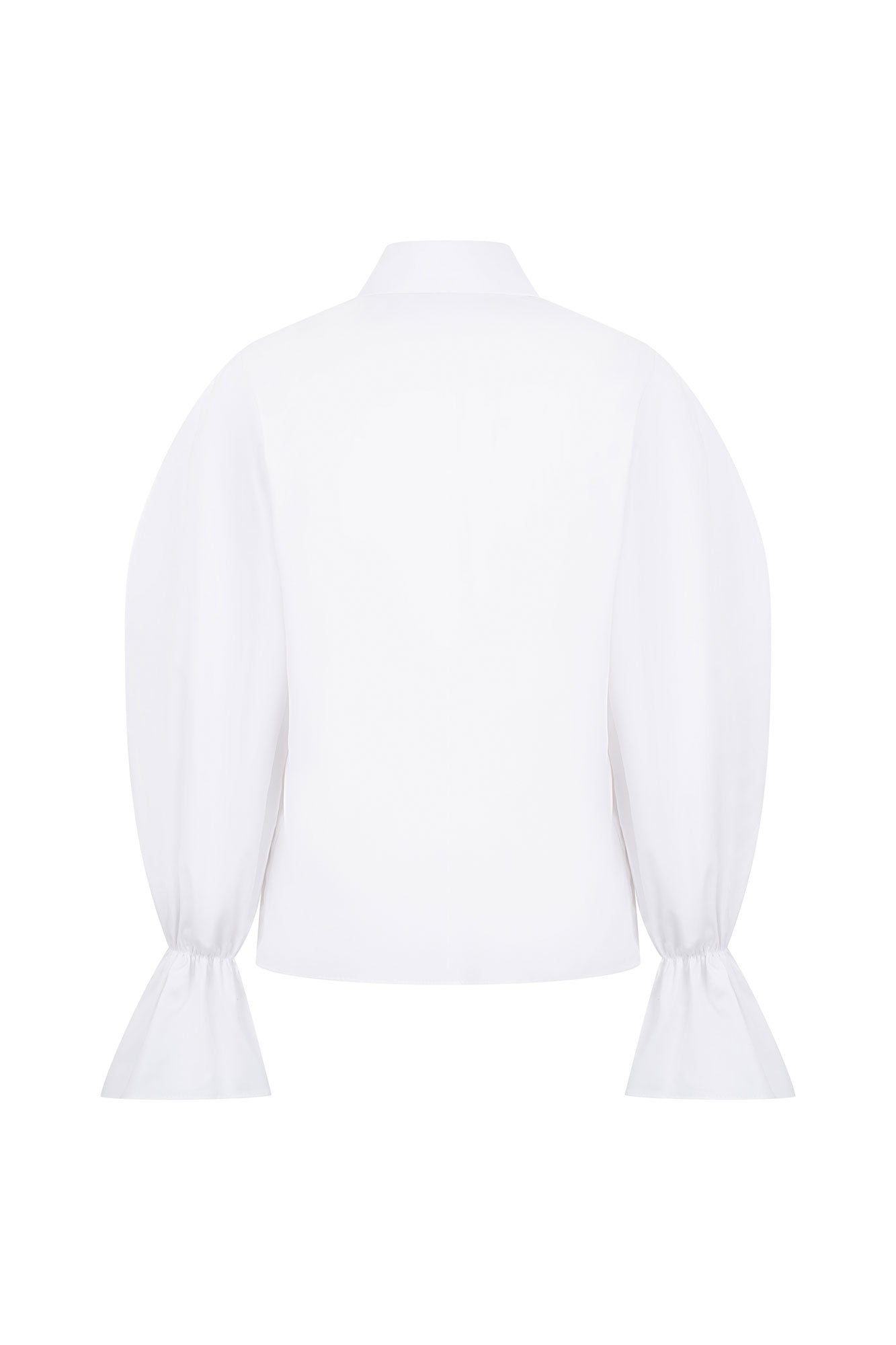 CAMISA MANGA BOMBACHA BLANCO