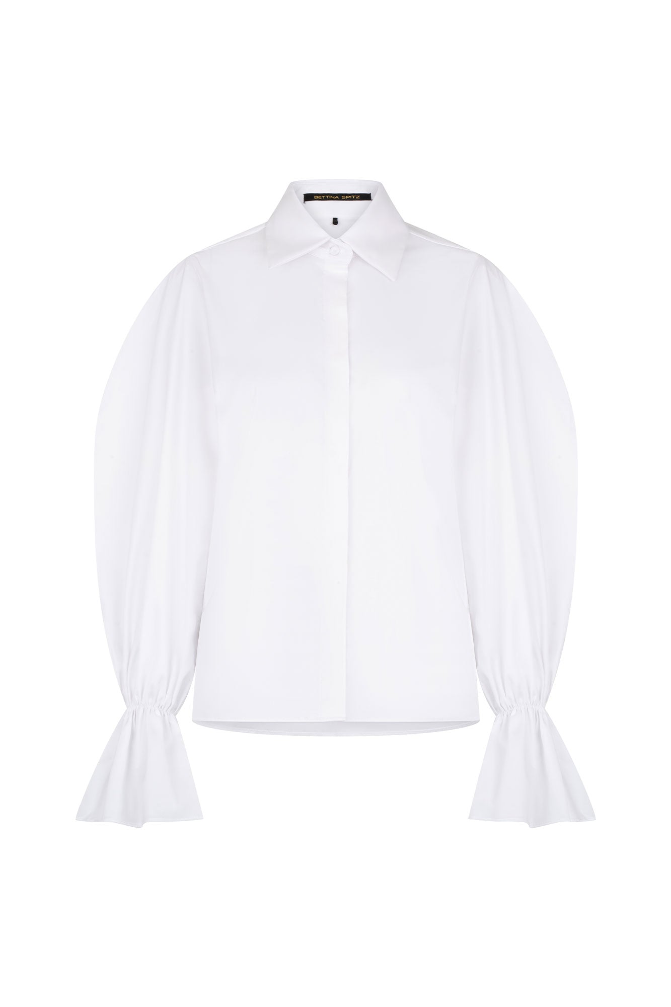 CAMISA MANGA BOMBACHA BLANCO