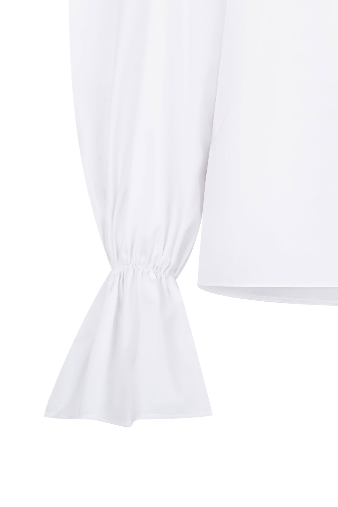 CAMISA MANGA BOMBACHA BLANCO