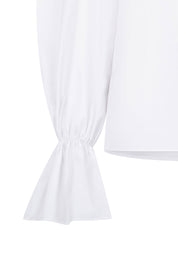 CAMISA MANGA BOMBACHA BLANCO