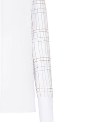 CAMISA SOL ESCOCES MANCORNA BLANCO