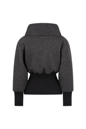 CHAQUETA BOMBER GRIS
