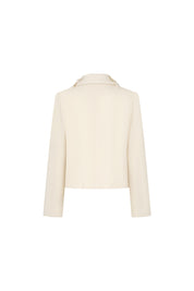 CHAQUETA VALENTINA CUELLO ROSAS NÁCAR