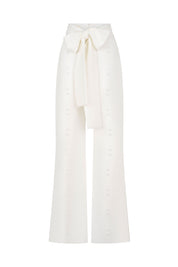 PANTALÓN ALTO BOTA 40 PP TIRA IVORY