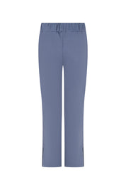 PANTALÓN JOGGING CINTA PESPUNTE AZUL