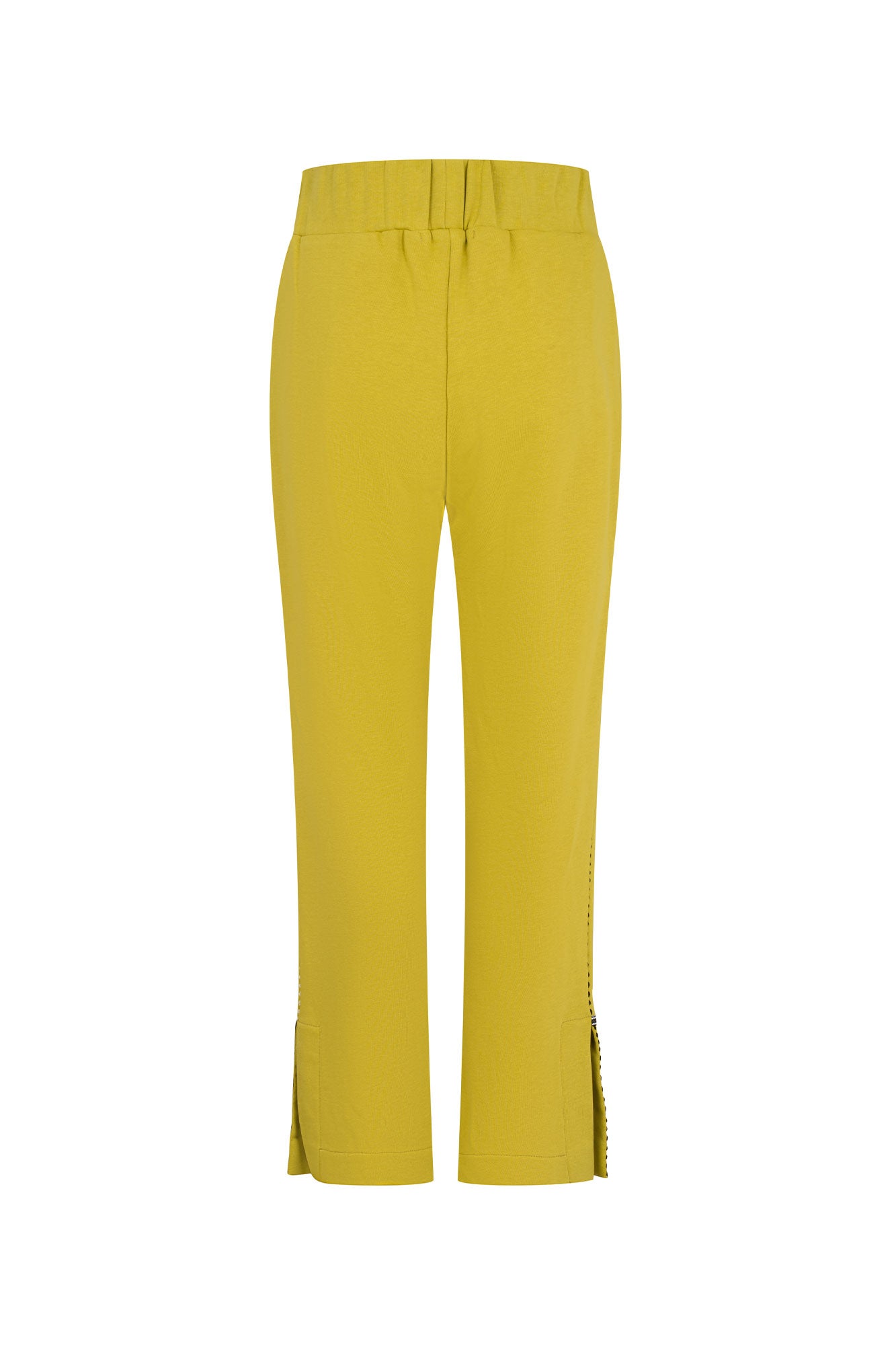 PANTALÓN JOGGING CINTA PESPUNTE PISTACHO