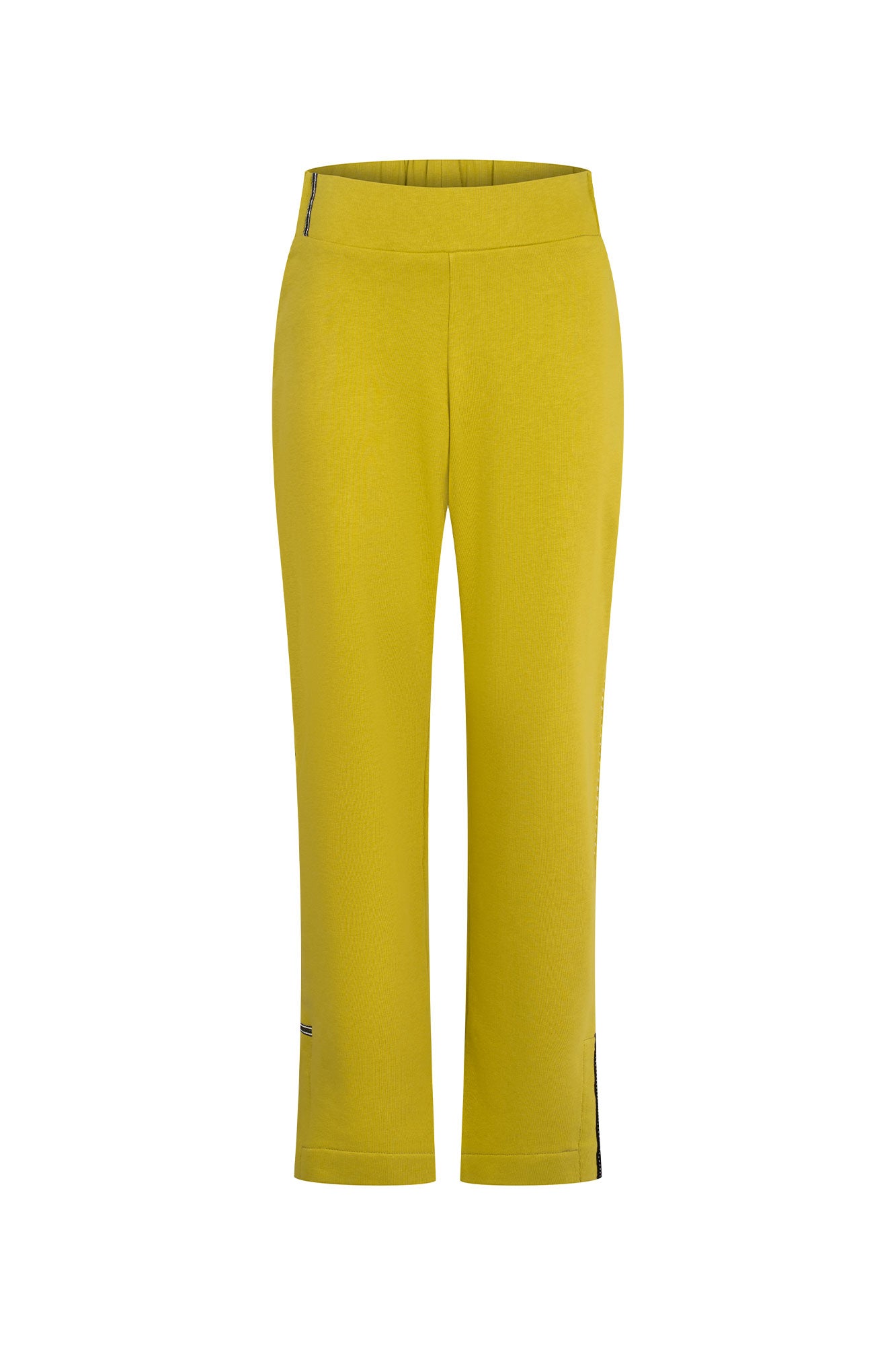 PANTALÓN JOGGING CINTA PESPUNTE PISTACHO