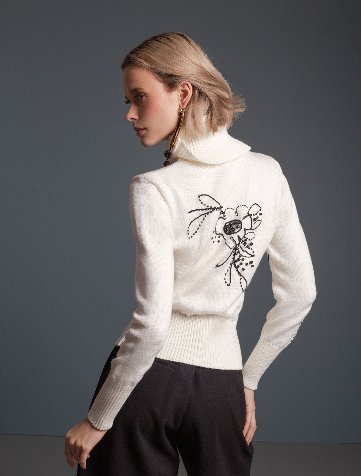SACO CREMALLERA SEMILLA IVORY
