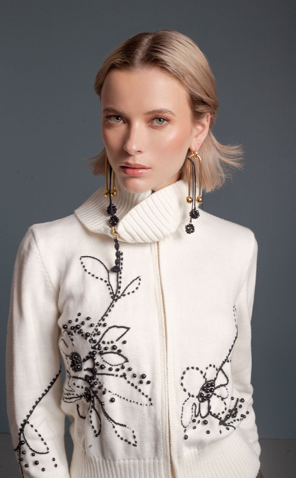 SACO CREMALLERA SEMILLA IVORY