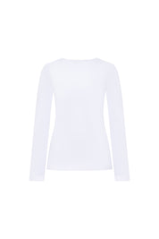 TOP CUELLO V ML BLANCO