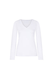 TOP CUELLO V ML BLANCO