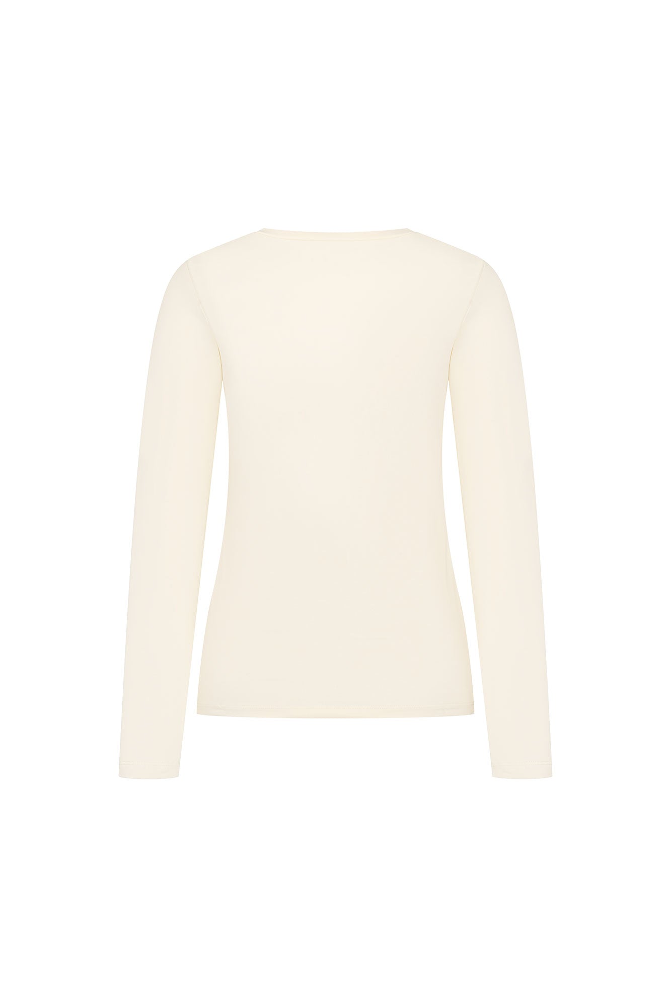 TOP CUELLO V ML MARFIL