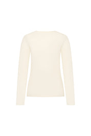 TOP CUELLO V ML MARFIL