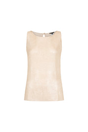 TOP PETITE LENTEJUELA DORADO