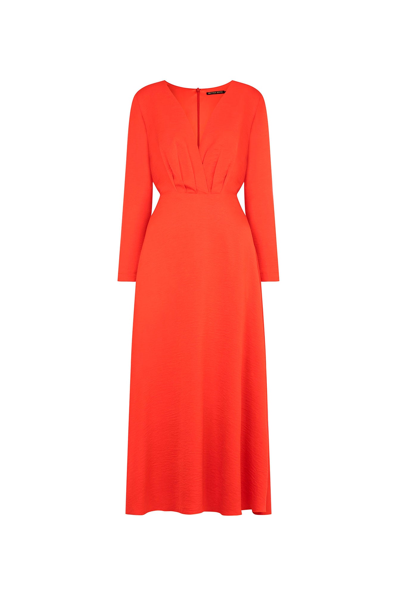 VESTIDO MIDI CRUZADO ML TOMATE