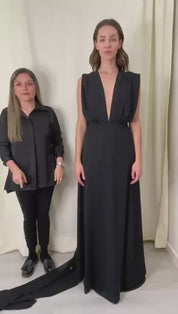 MAXI VESTIDO AMARRES VERDE
