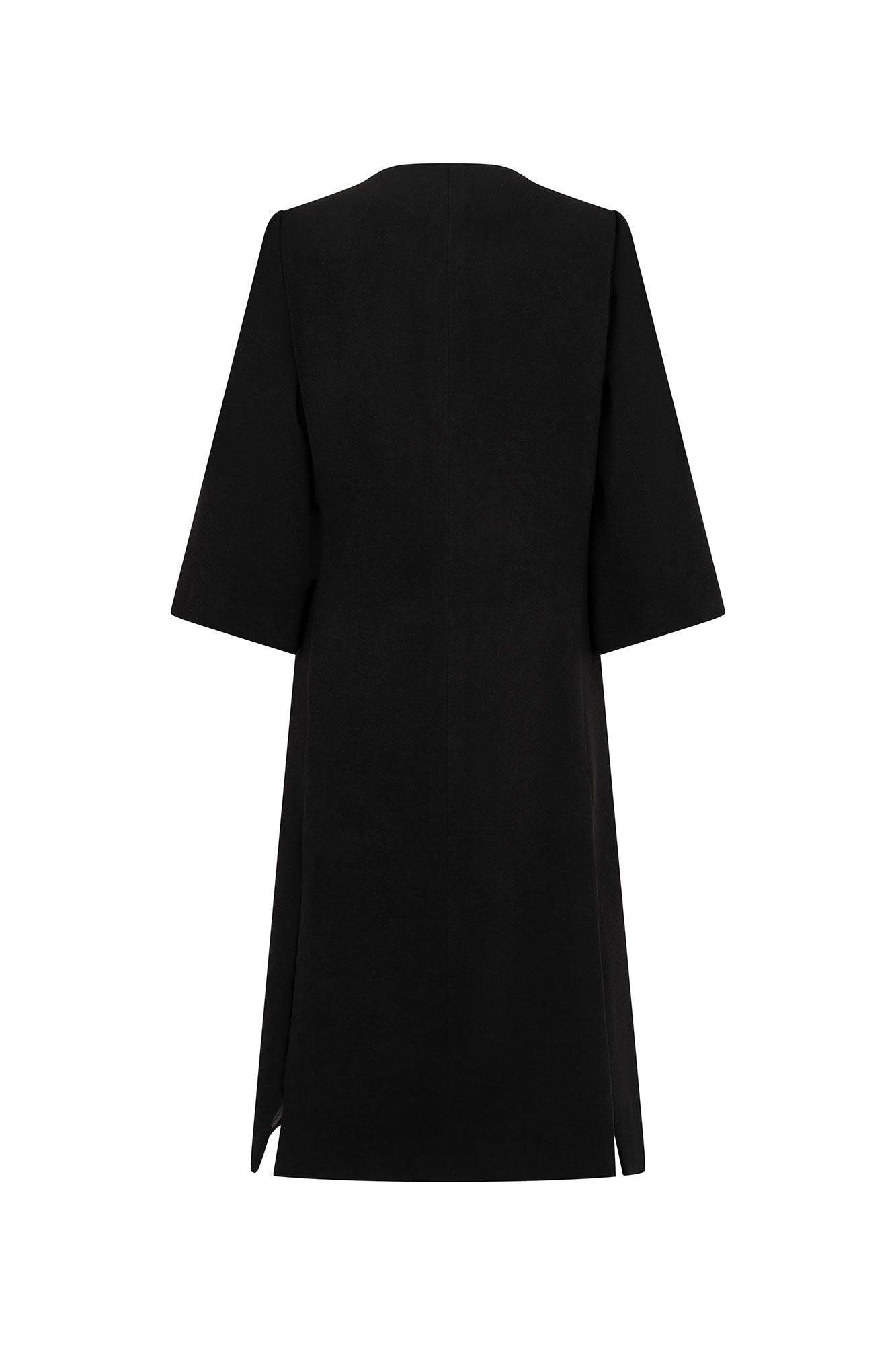 ABRIGO MANGA CAMPANA NEGRO