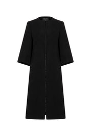 ABRIGO MANGA CAMPANA NEGRO