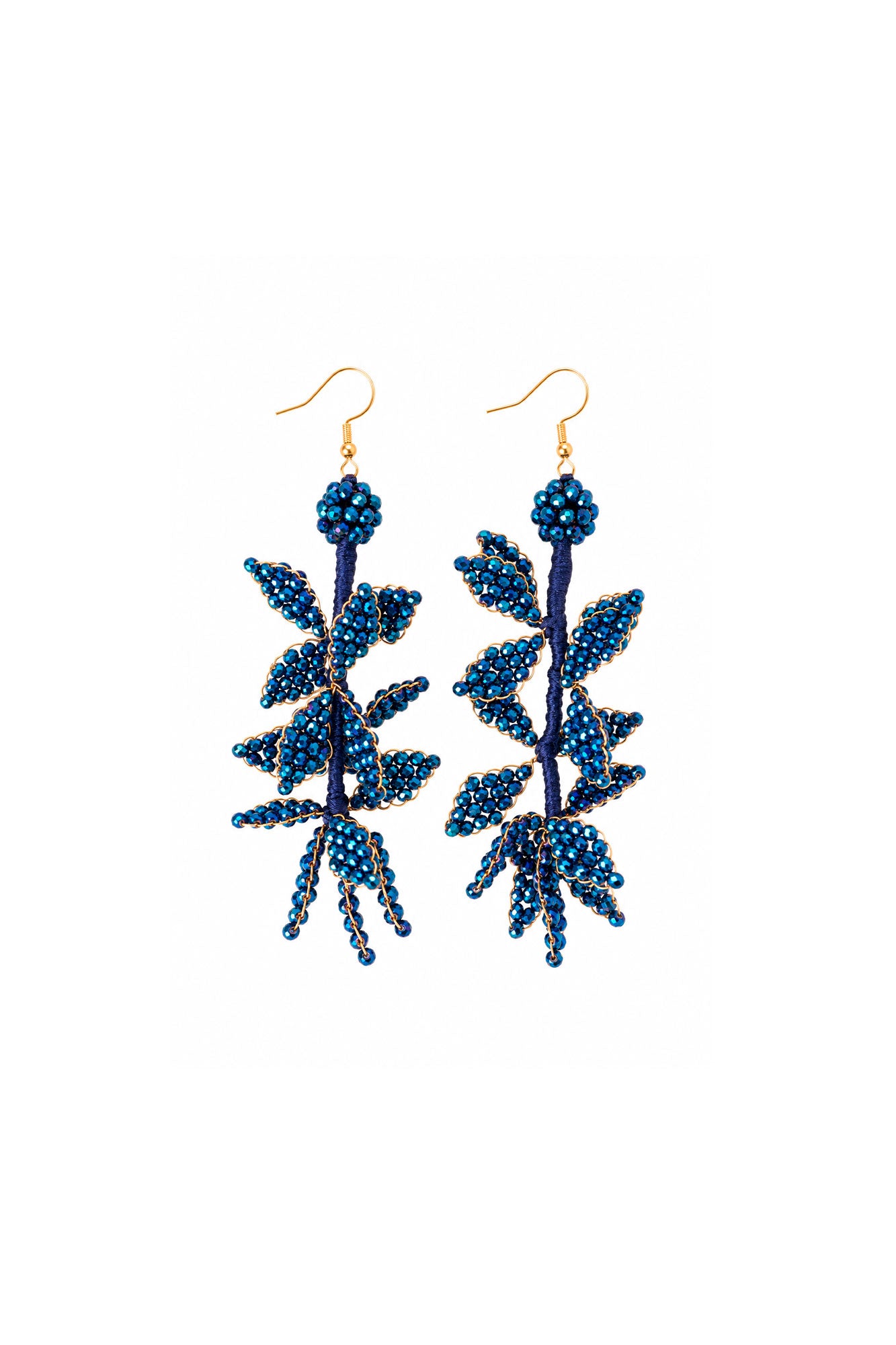Aretes Ramitas Azul