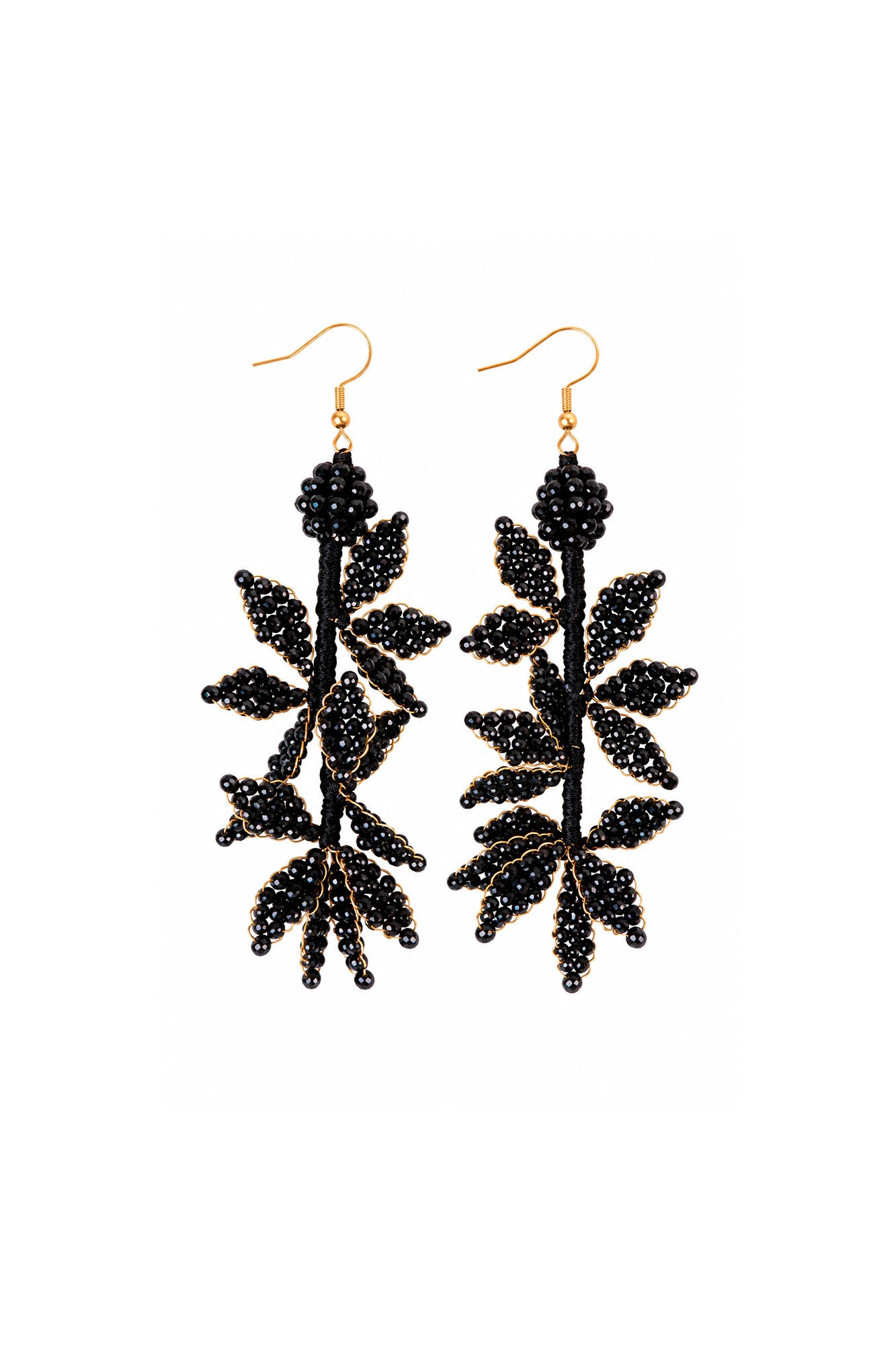 Aretes Ramitas Negro