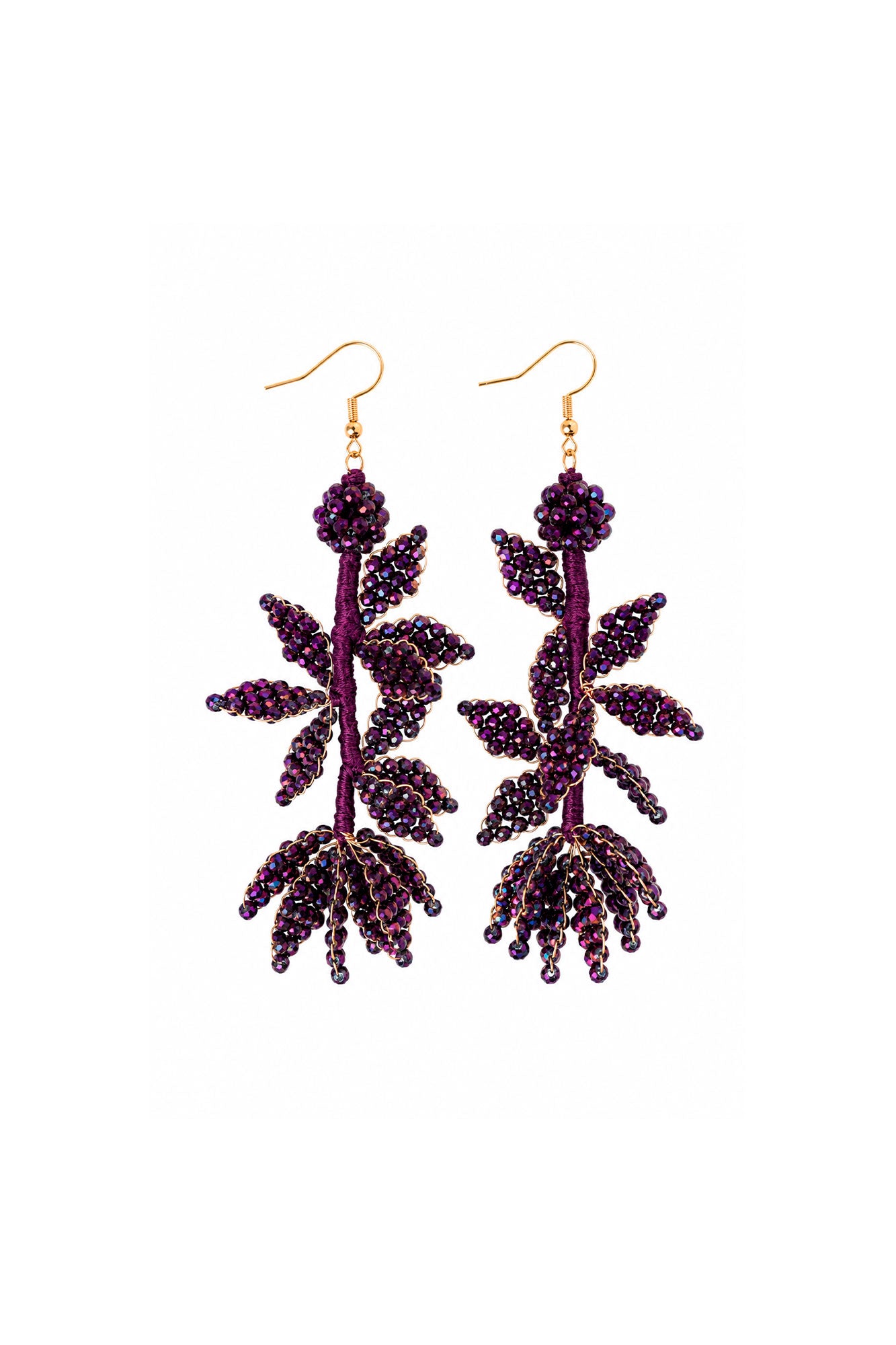 Aretes Ramitas Uva