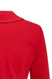 Detalle espalda blazer Juan rojo argolla PP - Bettina Spitz