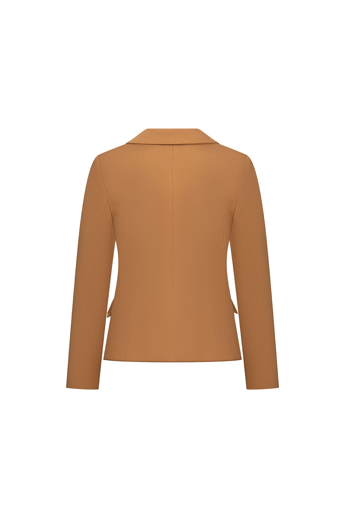 BLAZER JUAN BOTÓN TRENZA CARAMELO