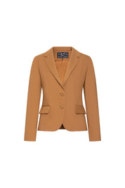 BLAZER JUAN BOTÓN TRENZA CARAMELO