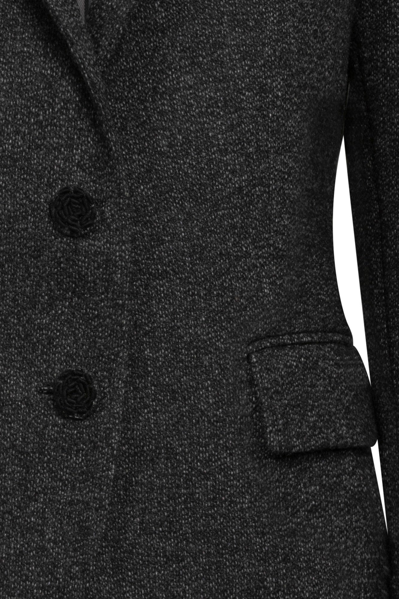 Blazer Juan Jaspeado Negro