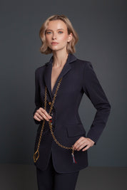 BLAZER LARGO MARINERO AZUL