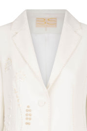 BLAZER MAXI JARDÍN NÁCAR