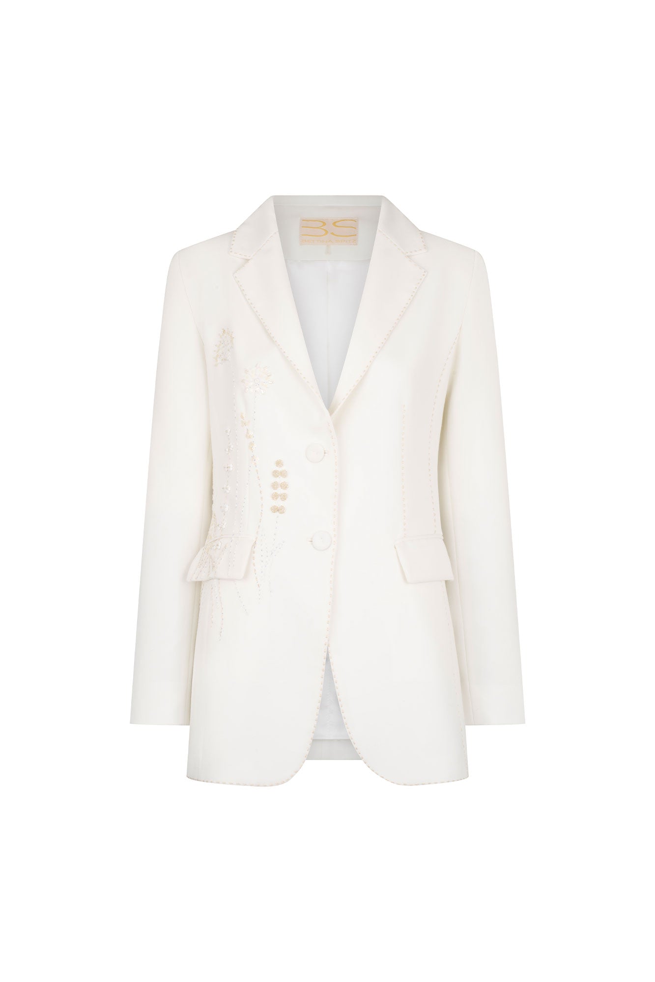 BLAZER MAXI JARDÍN NÁCAR