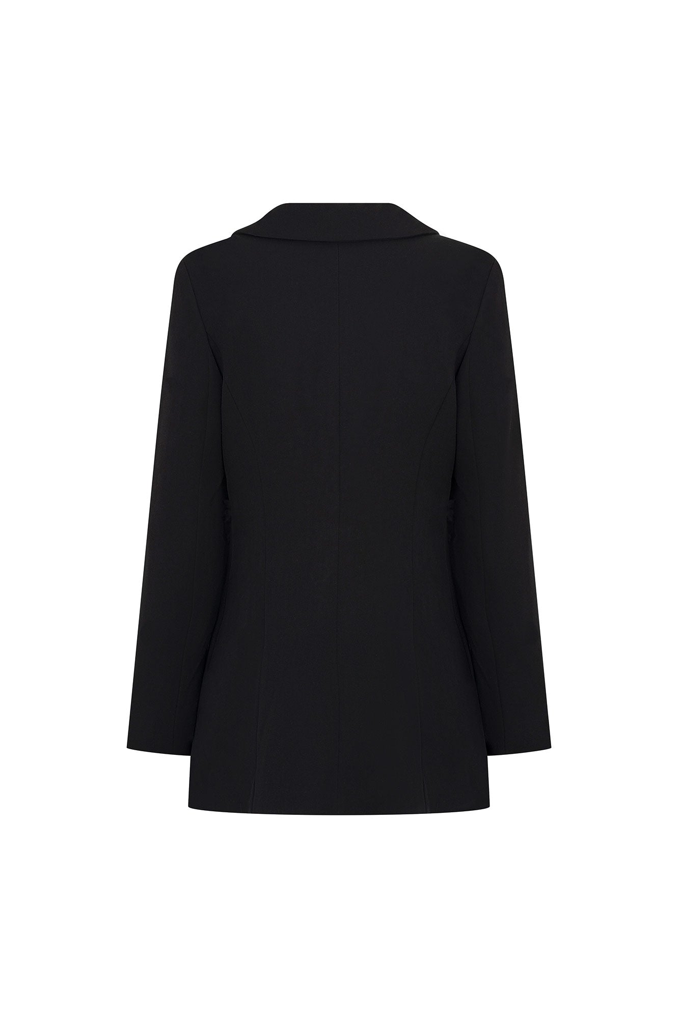 BLAZER MAXI JARDÍN NEGRO
