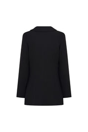 BLAZER MAXI JARDÍN NEGRO