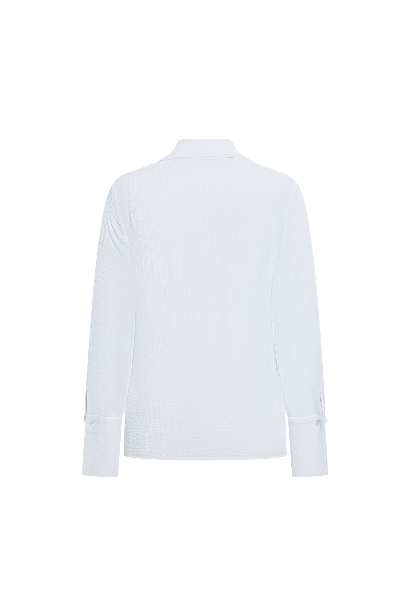 Blusa Alforzas Mancorna Rosas Ivory