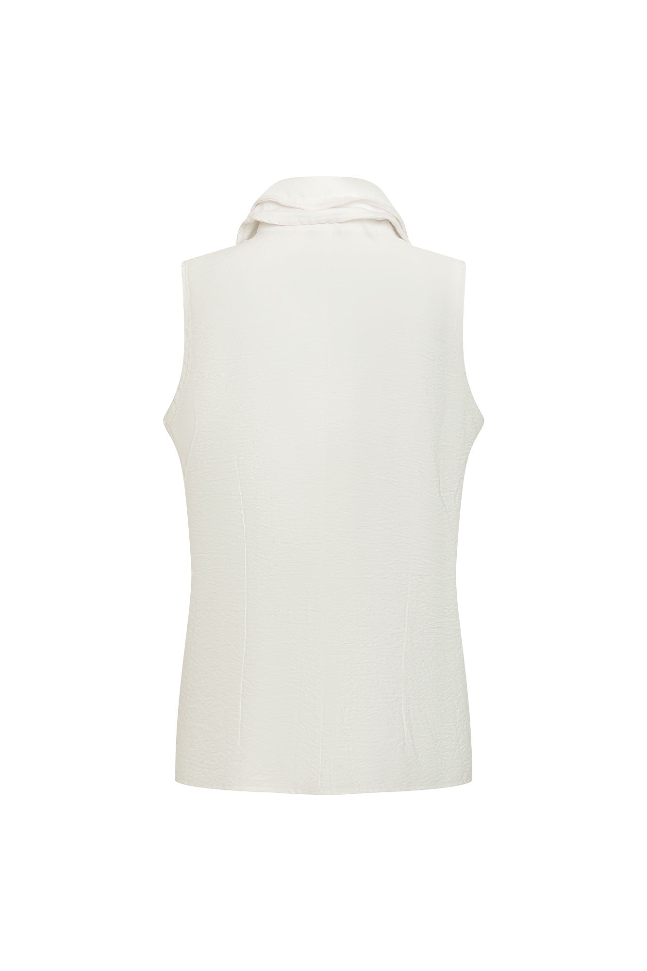 BLUSA CUELLO ALAMBRE SISA BLANCO