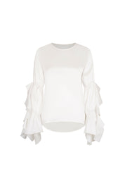 BLUSA MANGA SUPERGOLAS BLANCO