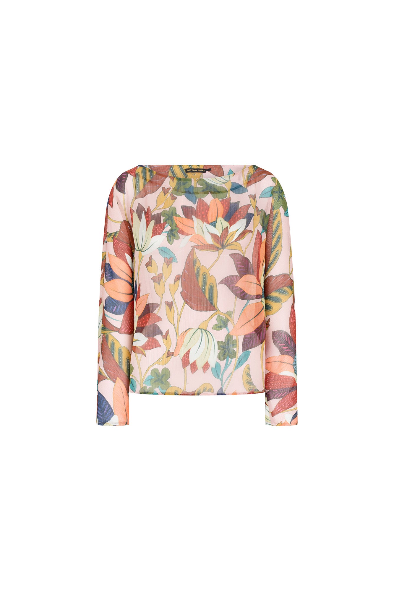 BLUSA OJAL RANGLAN EST FLORES ROSA