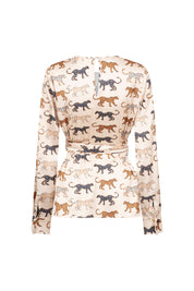 BLUSA SESGO TIRA MANCORNA EST GUEOPARDO