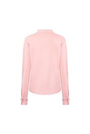 BLUSA SMOKING PUÑO CRISTAL MANCORNA ROSADO