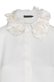Blusa Verónica Flor Calada Ivory