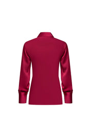 BLUSA VERONICA MANCORNAS CRISTAL VINOTINTO