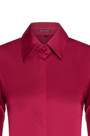 BLUSA VERONICA MANCORNAS CRISTAL VINOTINTO