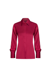 BLUSA VERONICA MANCORNAS CRISTAL VINOTINTO