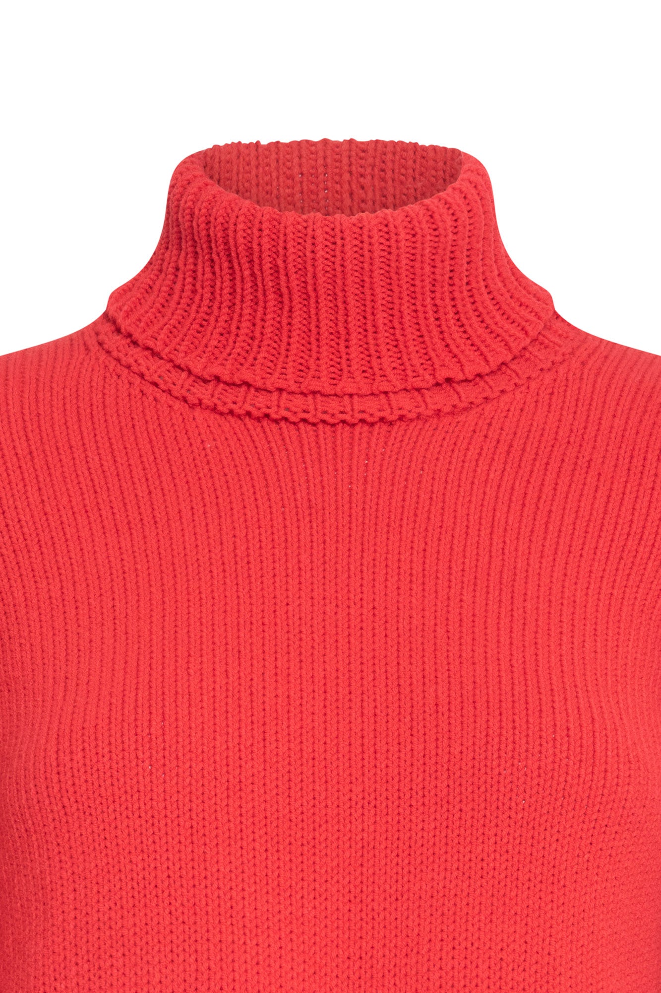 BUZO CUELLO DOBLAR TIRA ROSA ROJO