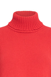 BUZO CUELLO DOBLAR TIRA ROSA ROJO